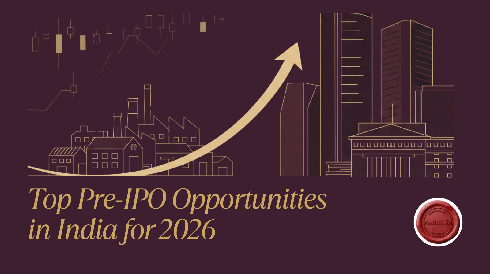 Pre-IPO investment opportunities in India 2026 showing growth from SME industries to mainboard companies