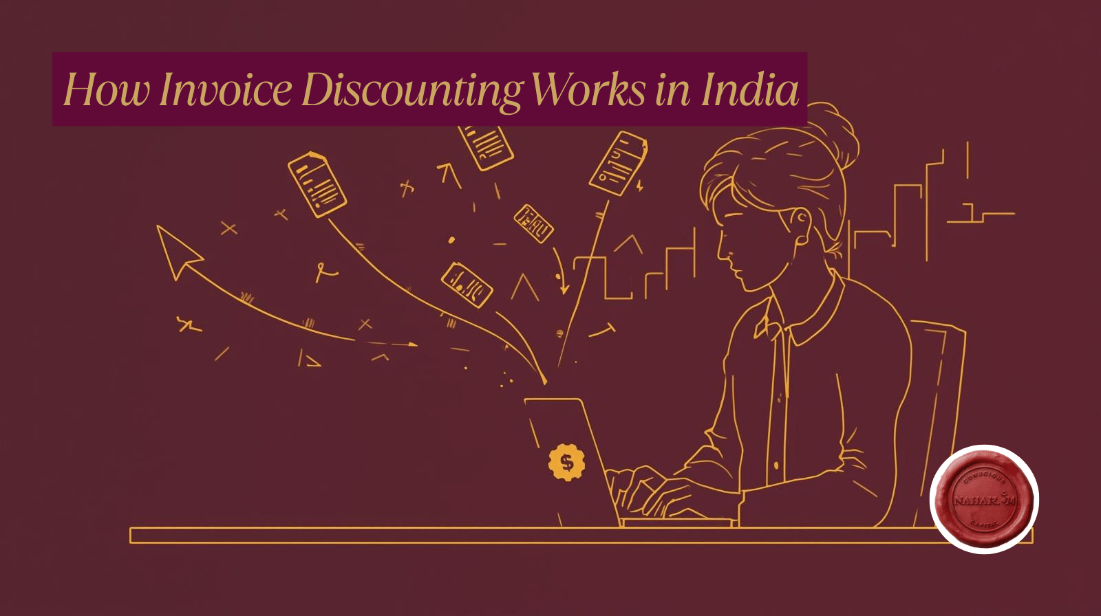 how invoice discounting works in India process steps MSME financing and cash flow management