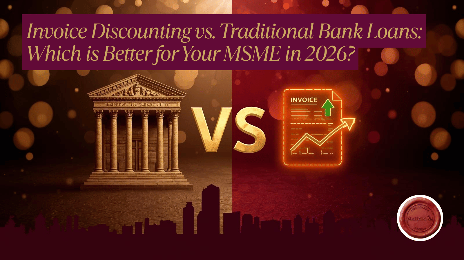 invoice discounting vs bank loans MSME financing comparison working capital solutions India