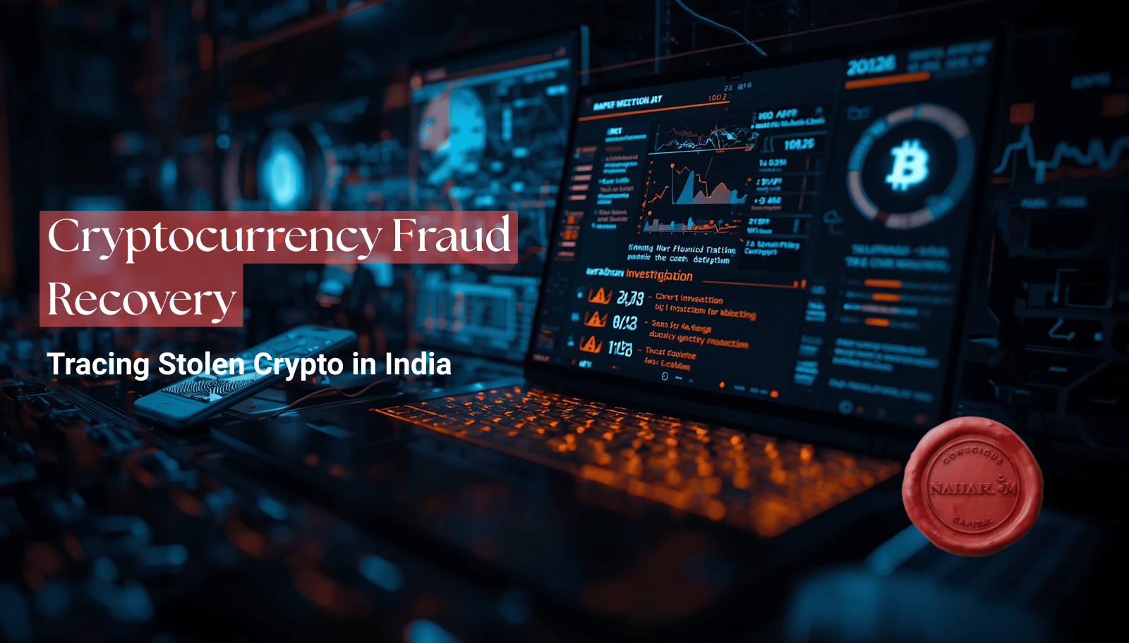 Cyber forensic labs in India 2026 investigating cryptocurrency fraud using blockchain analysis tools